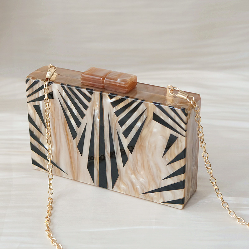 새로운 트렌디 핸드백 패션 여성 가방 브라운 스트라이프 - Luxury Bags Cute 리뷰 및 가격