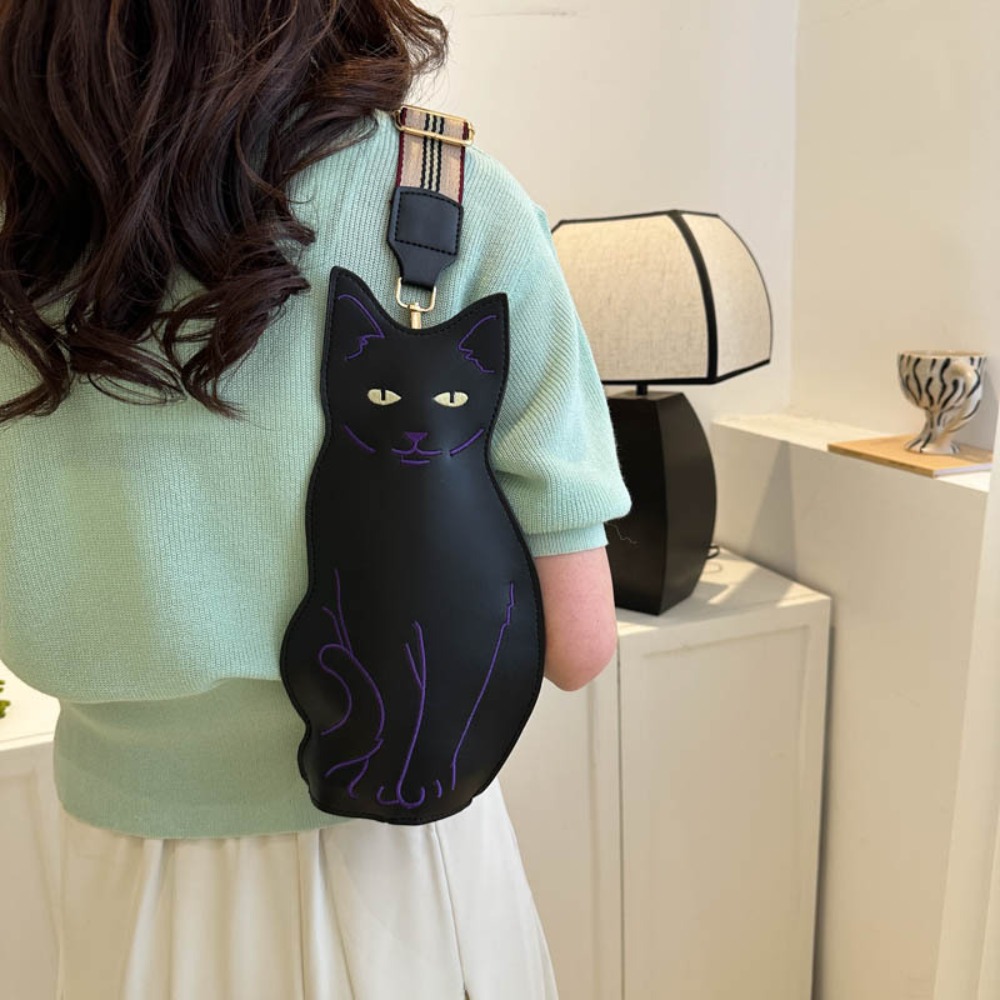 여성용 귀여운 고양이 숄더백 2025 여성용 재미있는  - Luxury Bags Cute 리뷰 및 가격