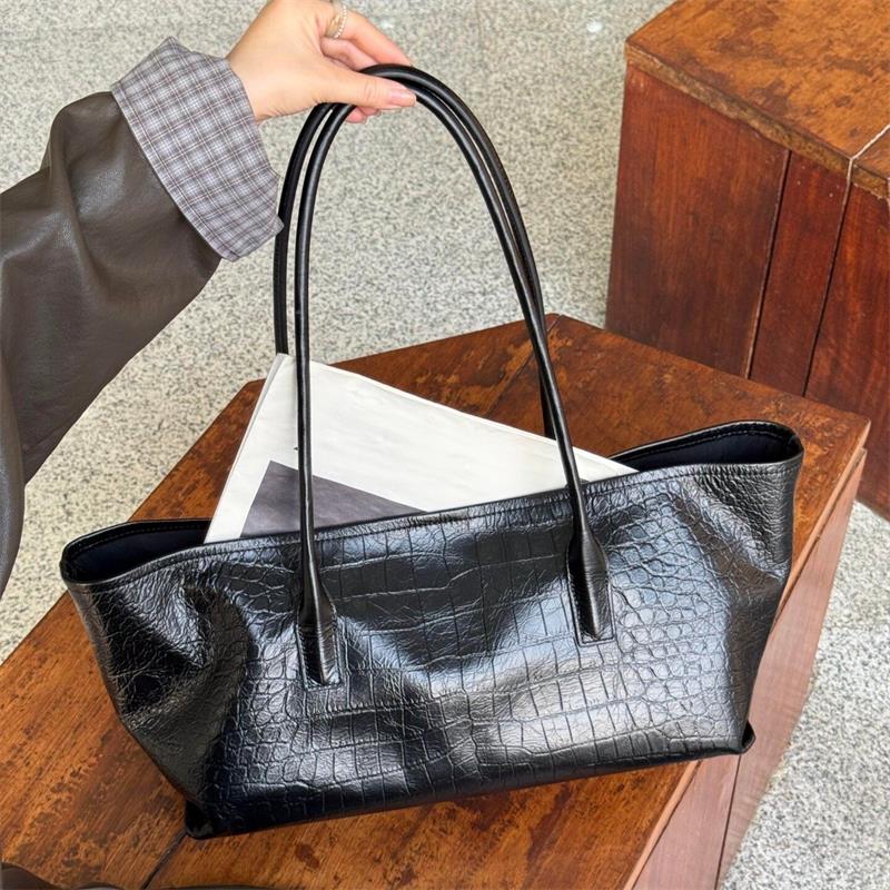 레트로 크로커다일 엠보싱 핸드백, 패셔너블하고 고급스러 - Luxury Bags Tote 리뷰 및 가격