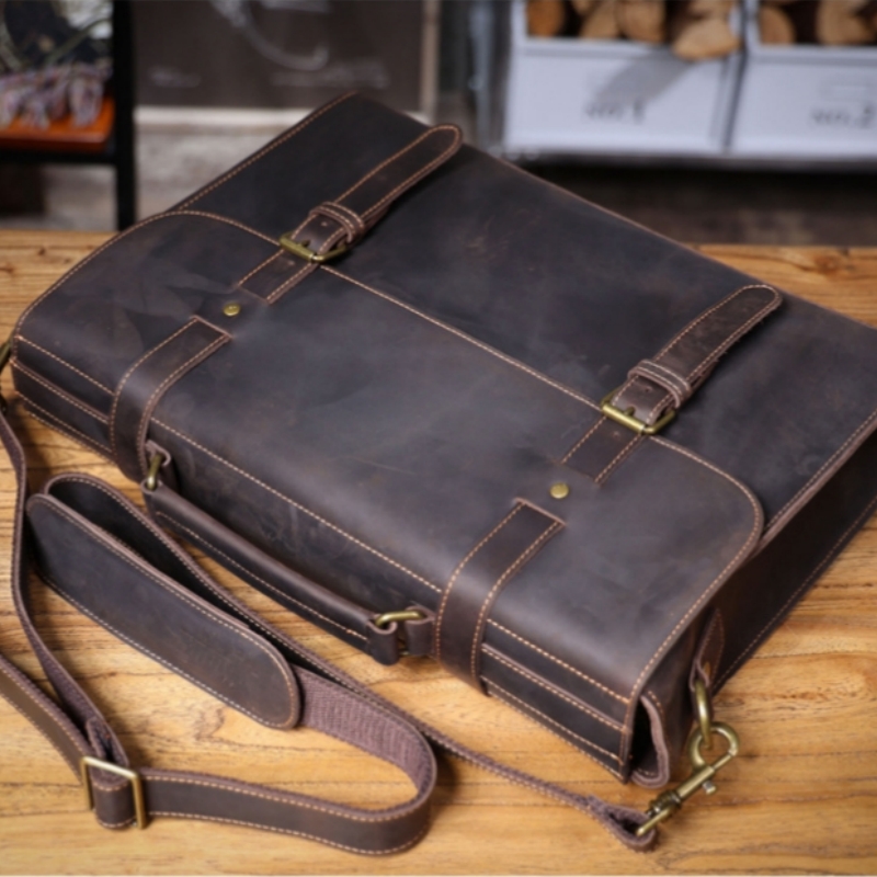 남성용 진짜 가죽 비즈니스 서류 가방, 남성용 숄더 크 - Luxury Bags Tote 리뷰 및 가격