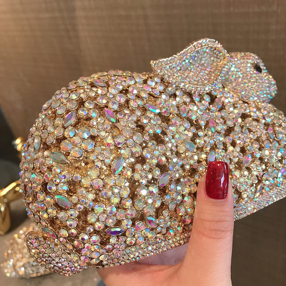 고급스러운 귀여운 토끼 모양의 파티용 가방, 크리스털  - Luxury Bags Cute 리뷰 및 가격